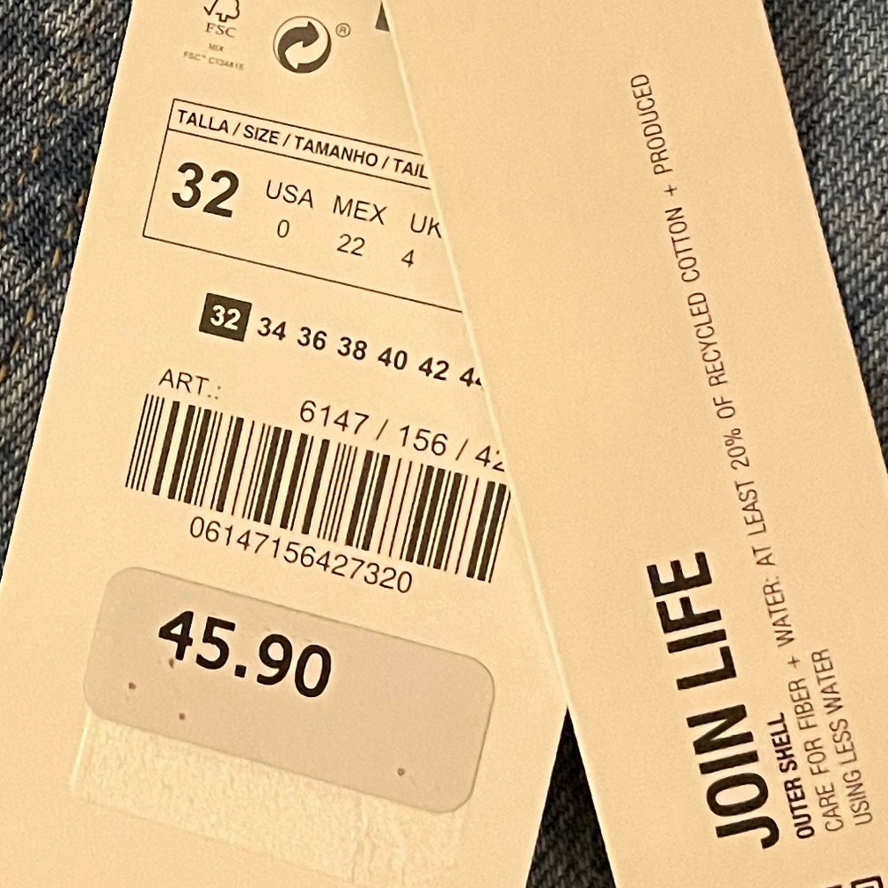 Zara straight leg jeans - Picture 4 of 4